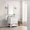 James Martin Vanities Breckenridge 30in Single Vanity, Bright White w/ 3 CM Ethereal Noctis Top 330-V30-BW-3ENC - alternate 6